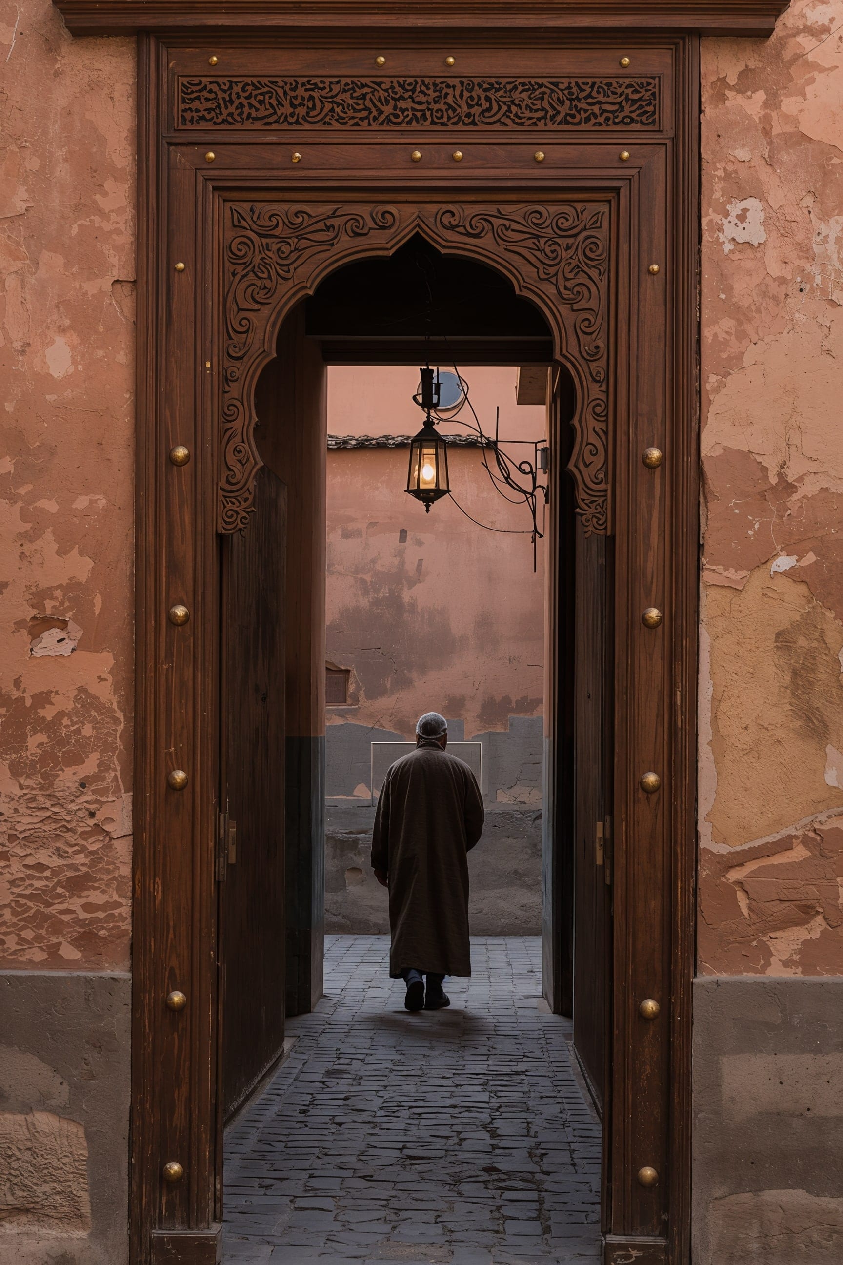 Callejón de Fez al amanecer