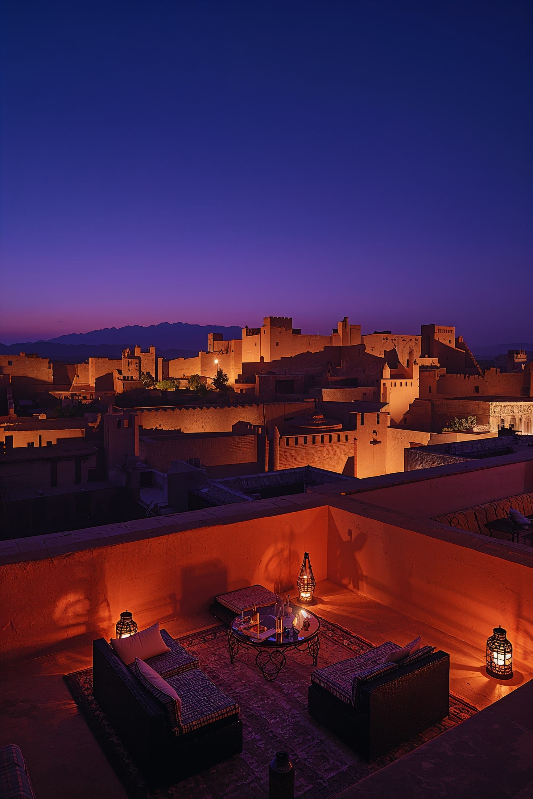 Anochecer en la kasbah