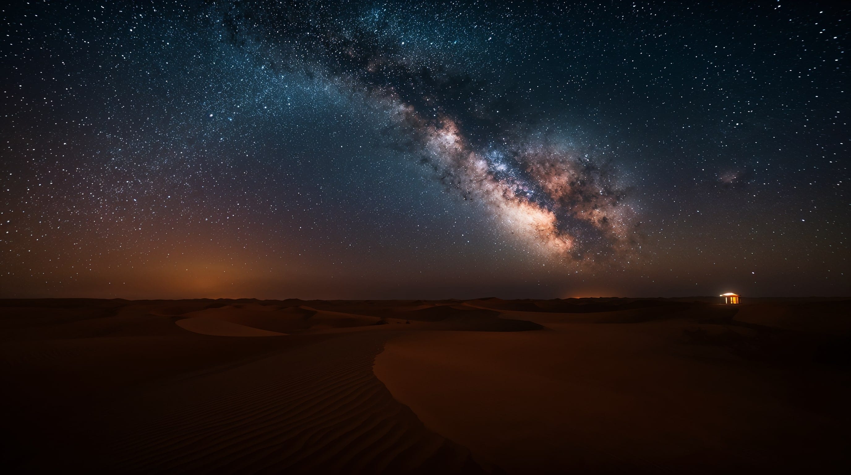 Vía Láctea sobre el Sahara
